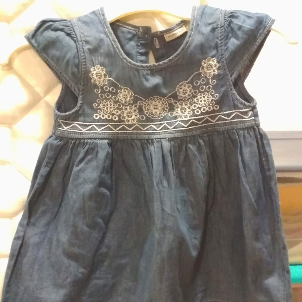 Calvin Klein Jeans denim girl dress
